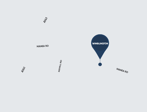 MBA Wimblington location map