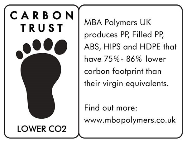 Carbon trust - Lower Co2 - Recycled Plastic