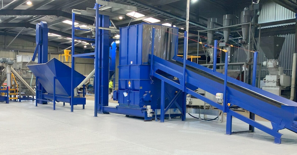 MBA bumper recycling production line