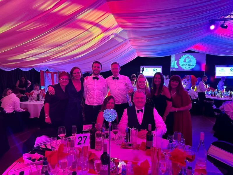 The MBA team at North Notts Business Awards