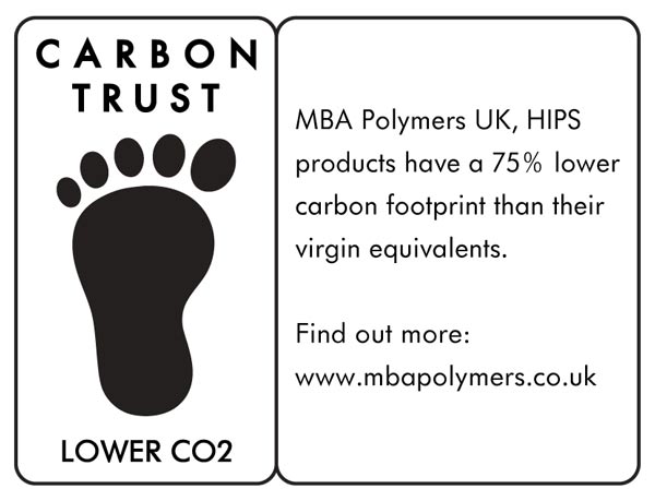 Carbon Trust - Lower Co2 - Recycled HIPS